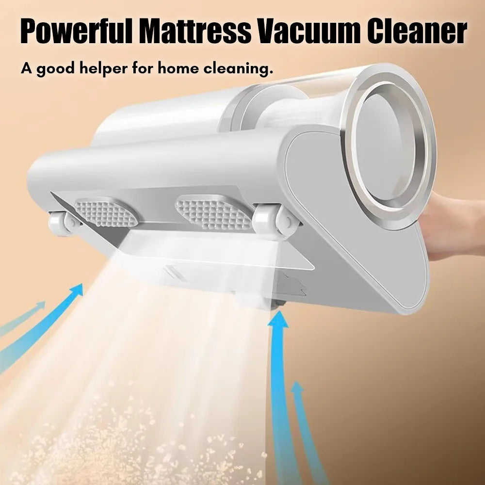 Cordless Vacuum Cleaner Handheld UV Cleaner Built-In Battery 10Kpa Powerful Suction for Cleaning Bed Pillows Clothes Sofa Carpet
